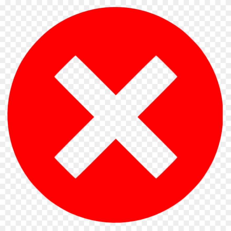 Red X Mark 4 Icon - Free Red X Mark