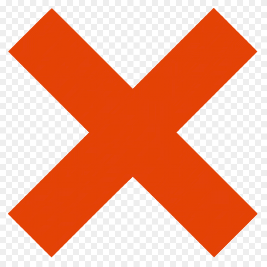 Red X Mark 4 Icon - Free Red X Mark