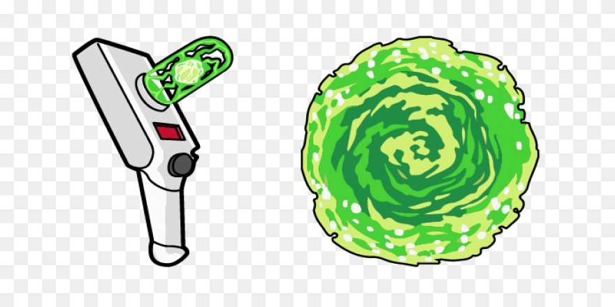 Rick & Morty Dab Portal Clipart