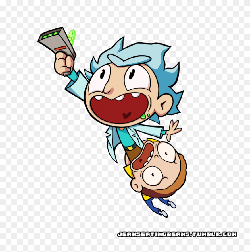 Facebook Stickers - Rick And Morty 