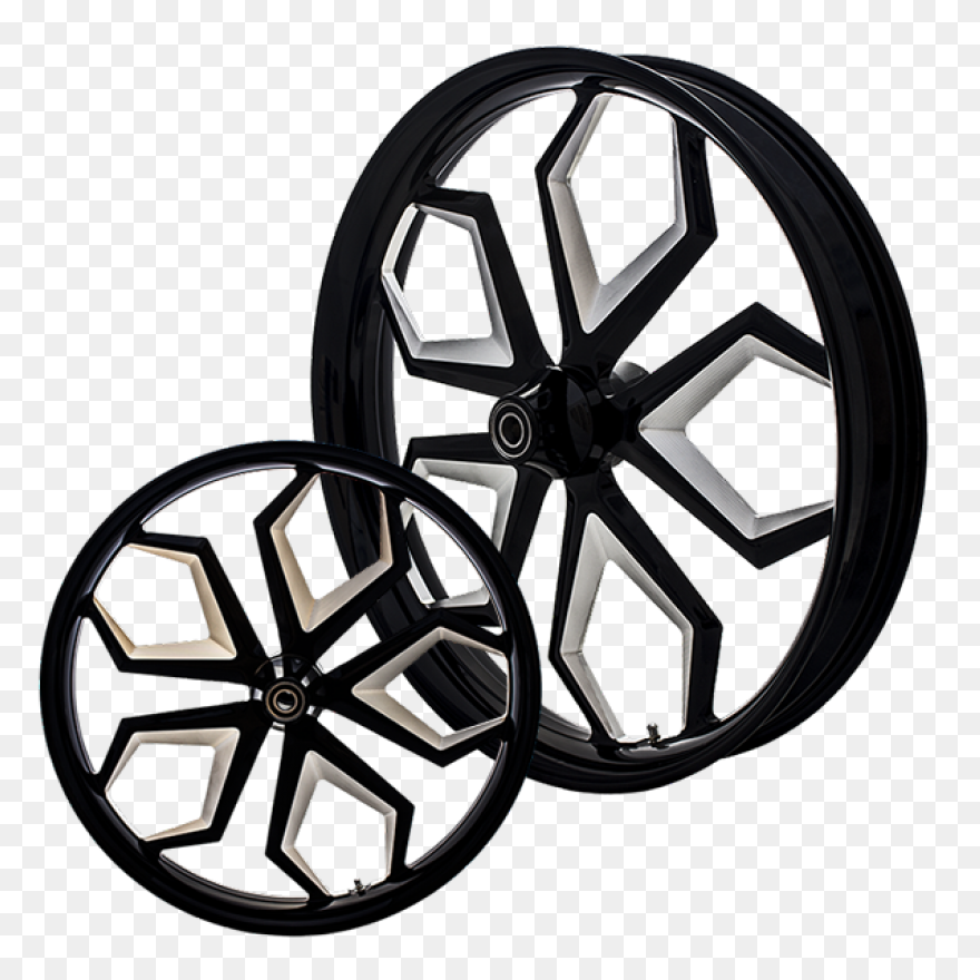Black Spokes Chrome Nipples Motorcy