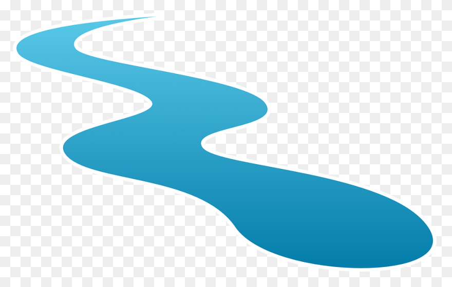 Stream Clipart Wide River - Png Dow