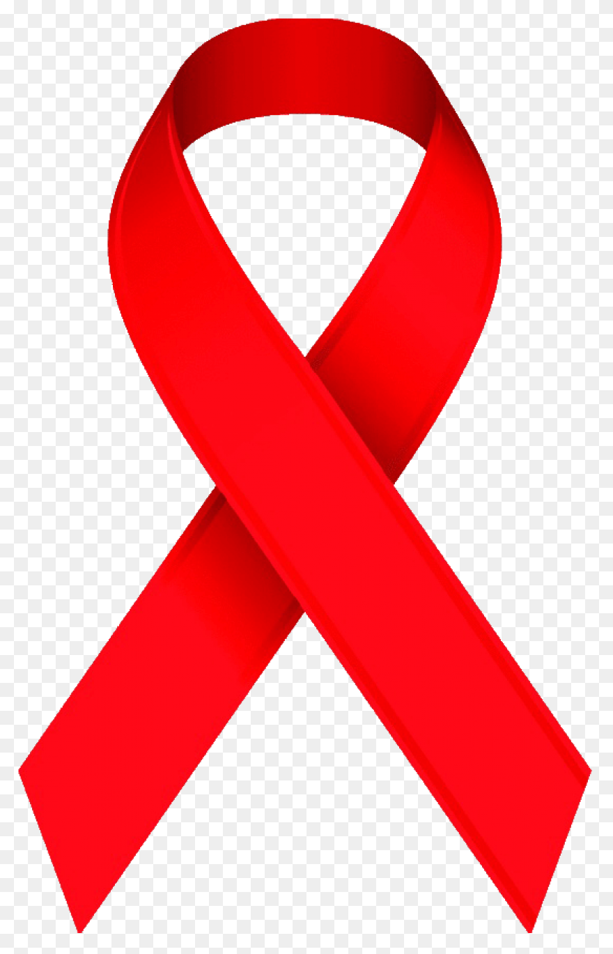 Awareness Ribbon Clipart Red Hiv - Ribon