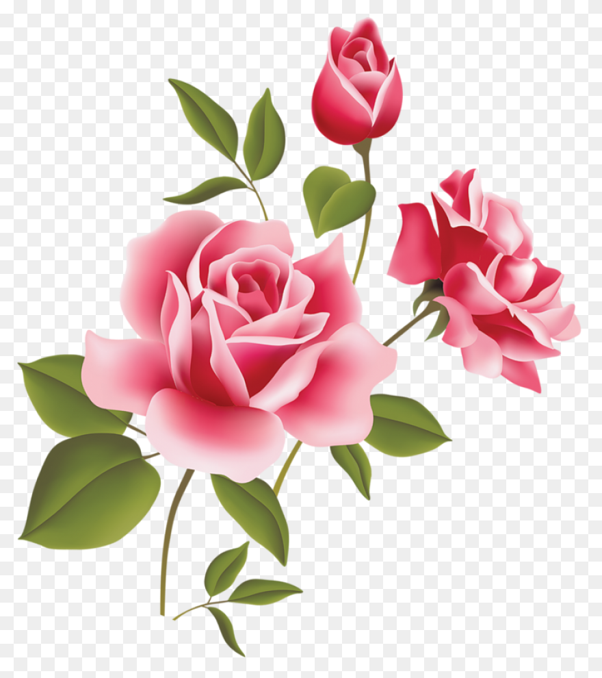 Red Rose Vector Art - Free Clip Art