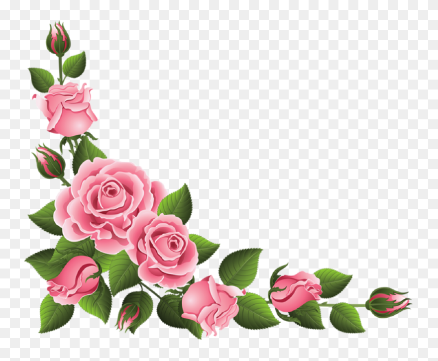Free Rose Border Design, Download F