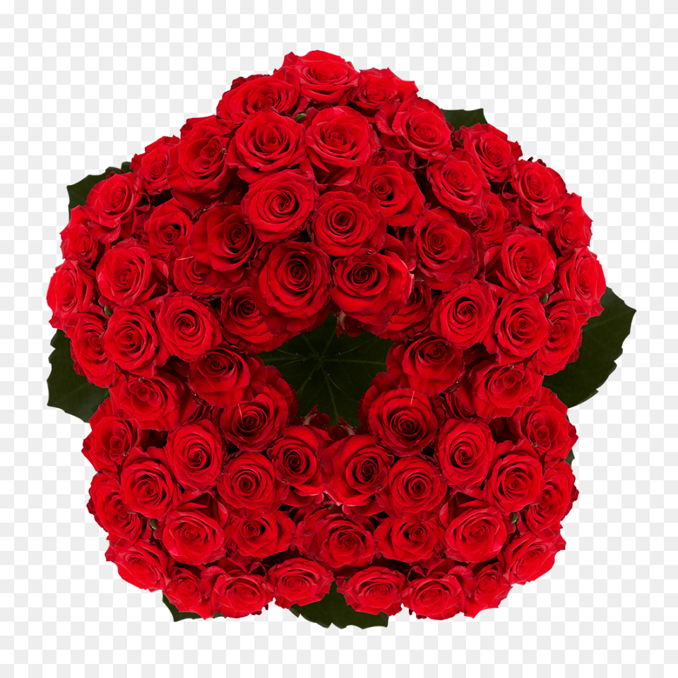 Flower Bouquet Rose Red, White And 