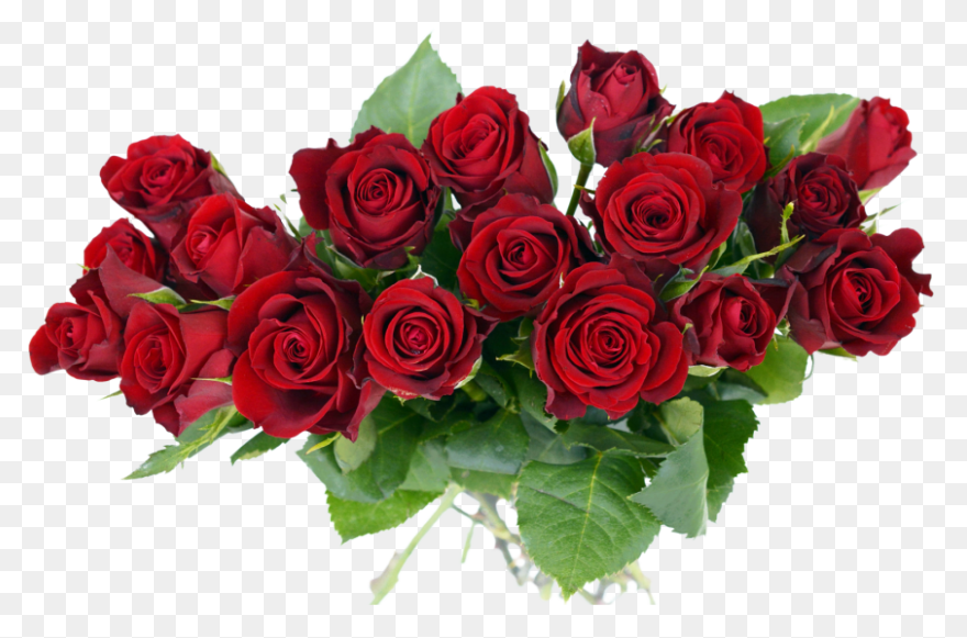 Flower Bouquet Rose Red, White And 