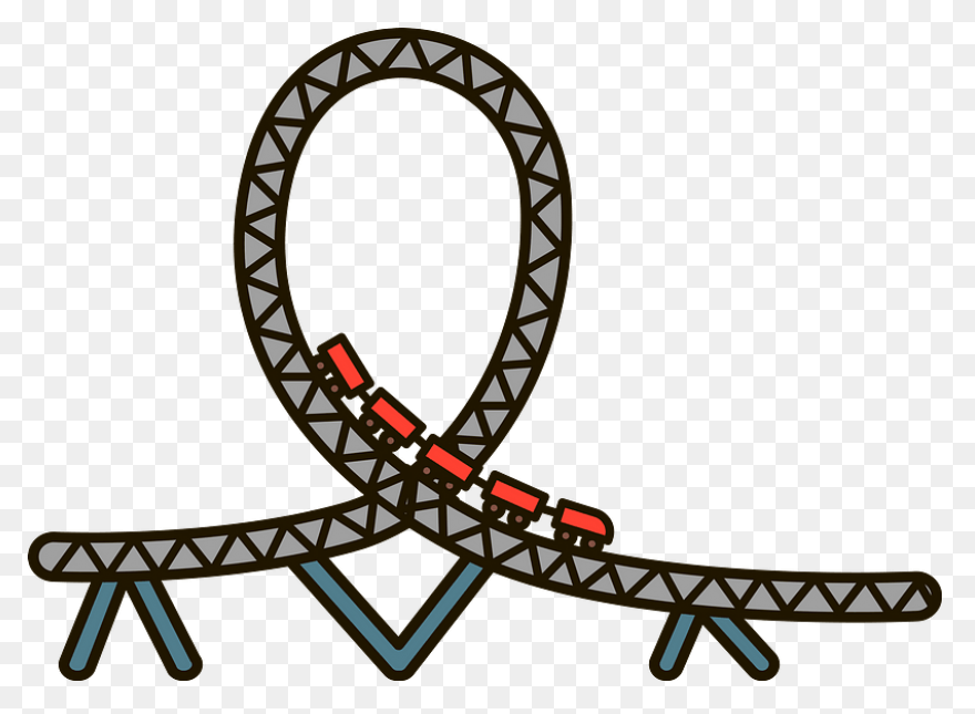Rollercoaster Drawing - ClipartFlar