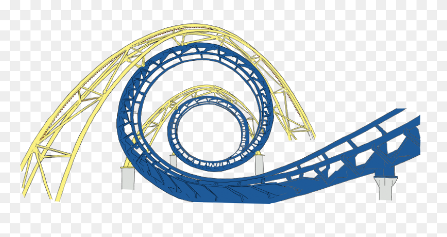 Rollercoaster Drawing - ClipartFlar