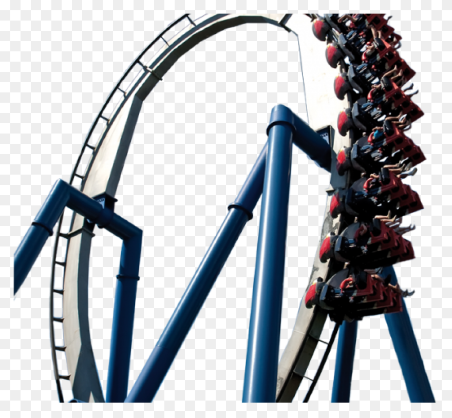 Upside Down Clipart Roller Coaster - Rollercoaster