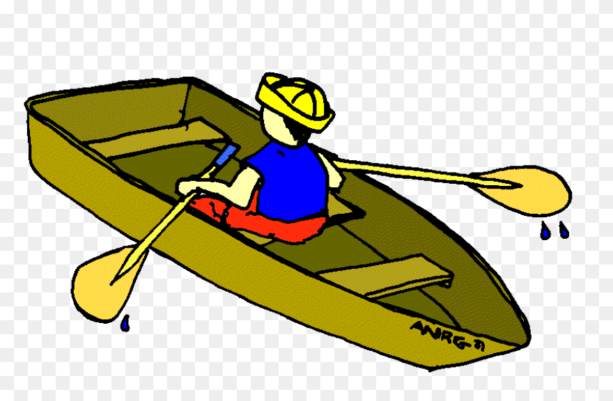 Row Boat Clipart Red - Png Download