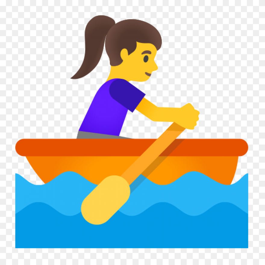 Row Boat Clipart Red - Png Download