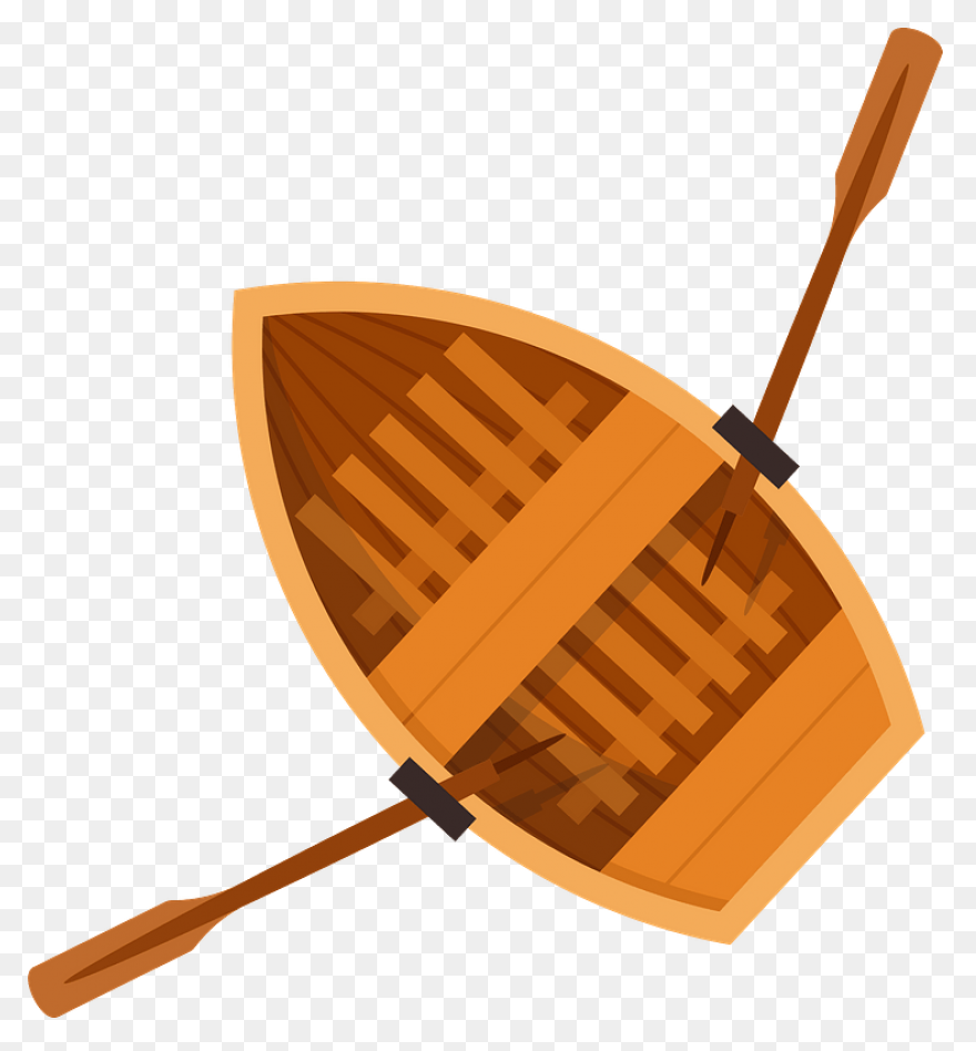Row Boat Clipart Red - Png Download