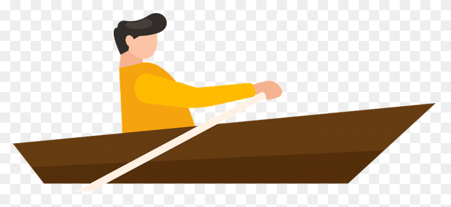 Row Boat Clipart Red Png - Row Boat