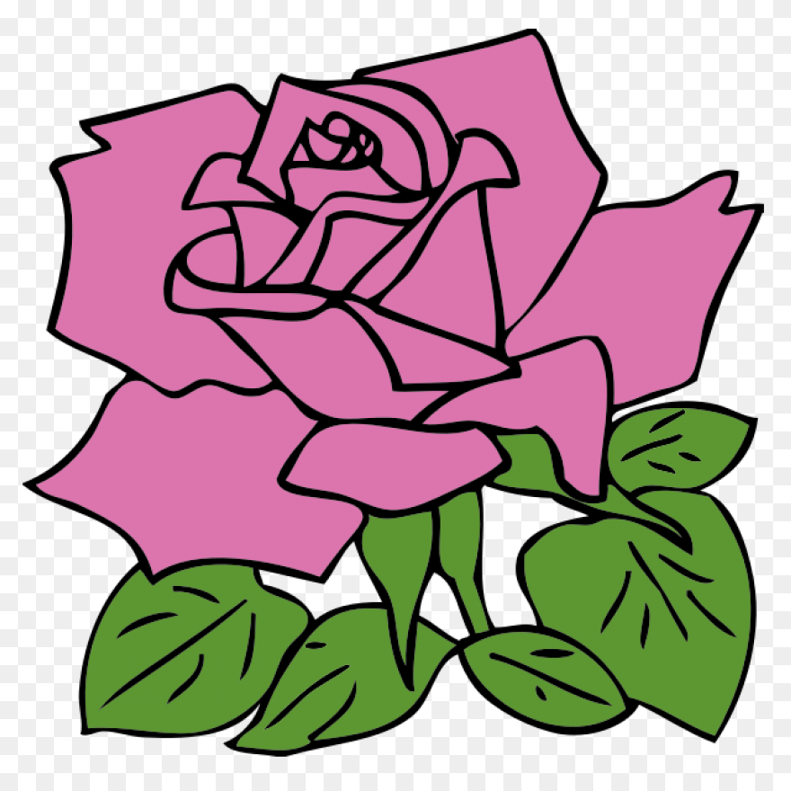 Red Rose Vector Art - Free Clip Art