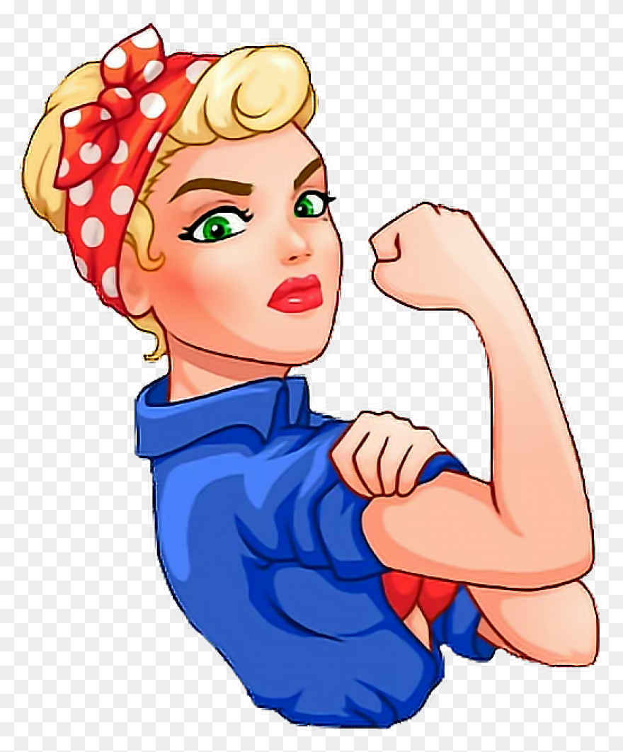 Rosie The Riveter Can Do It PNG-Web