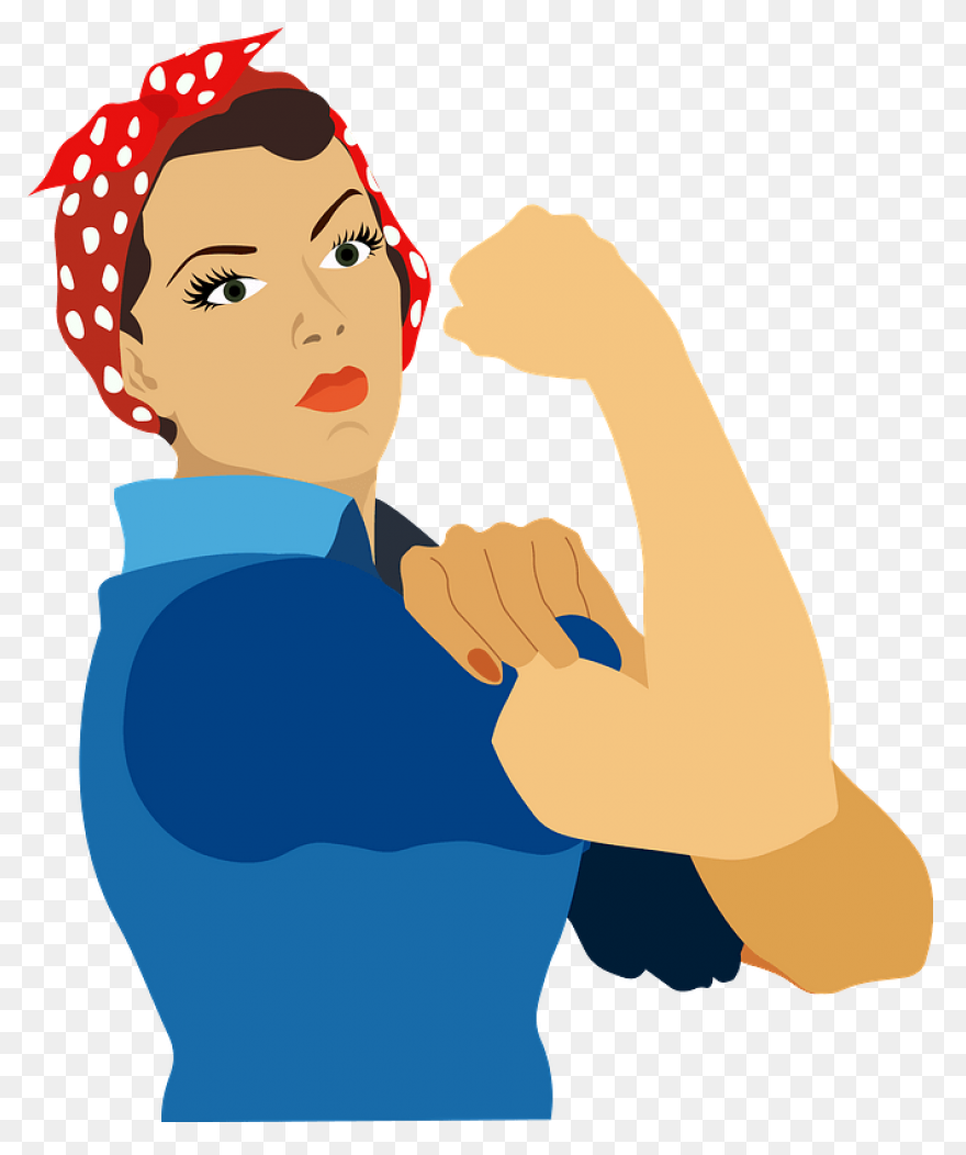Rosie The Riveter Can Do It PNG-Web