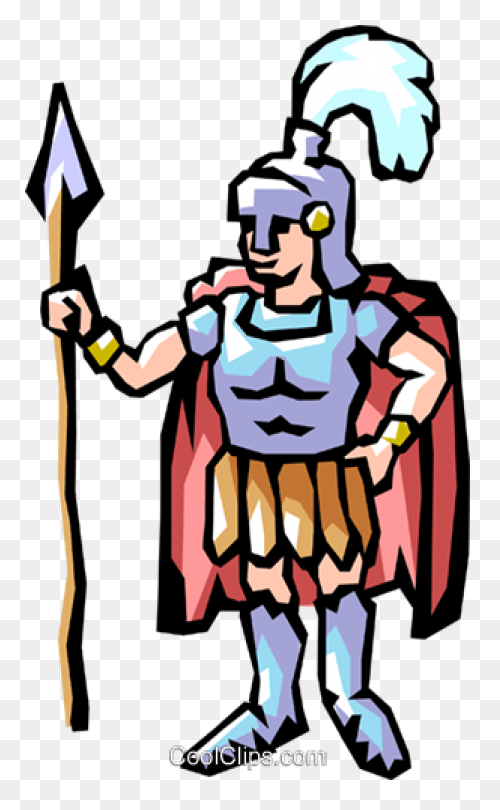Roman Soldier Behind Shield | Free 