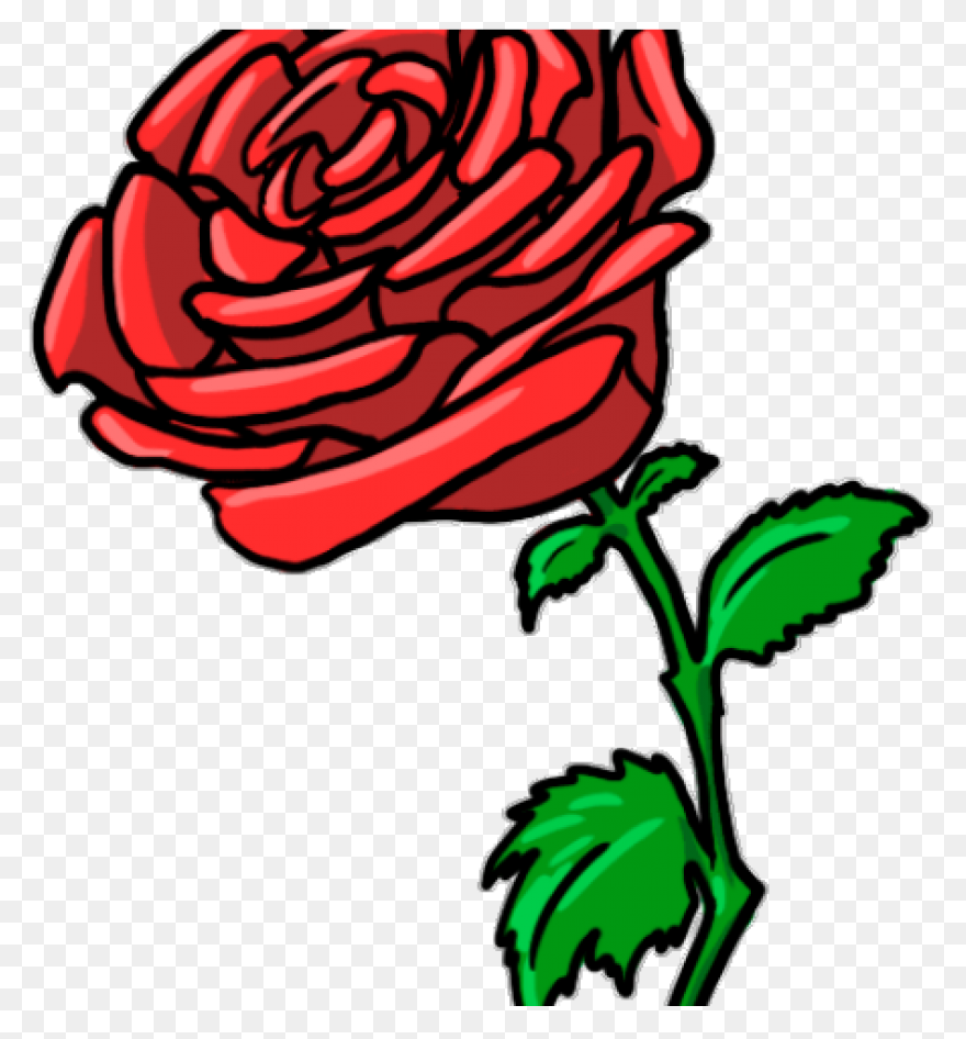 Rose Bush Clipart Drawn Rose - Rose Bush