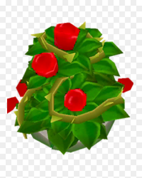 Rose Bush Clipart Drawn Rose - Png 