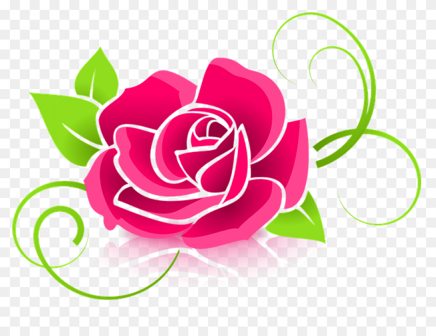 Download Rose Outline Png Clipart C