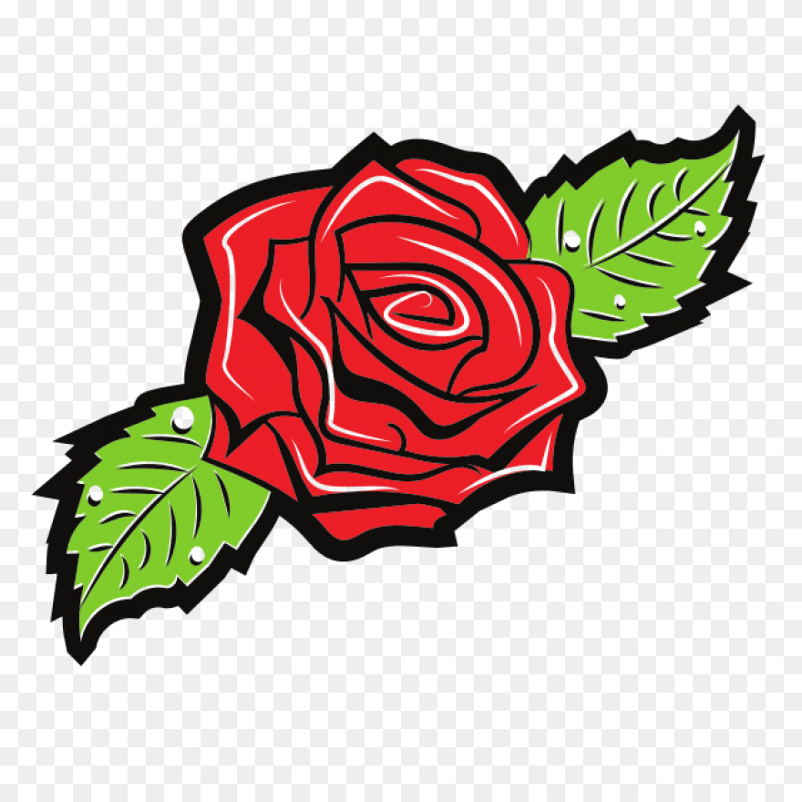 Download Rose Outline Png Clipart C