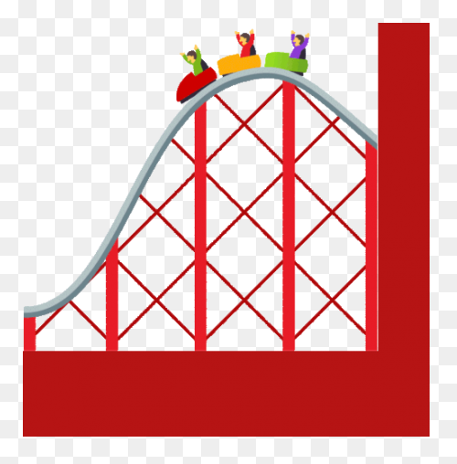 Roller Coaster Joypixels Sticker Roller - Roller Coaster