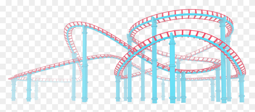Roller Coaster Joypixels Sticker - 