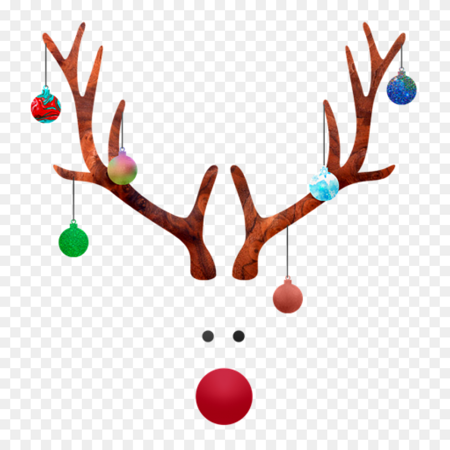Free Reindeer Noses Cliparts, Downl
