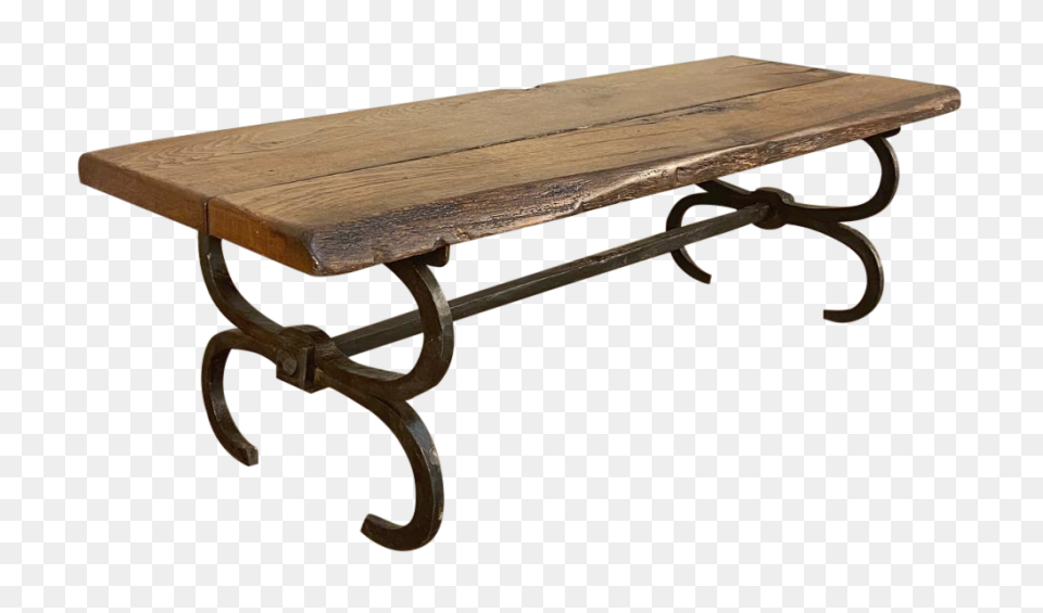 Antique Rustic Spanish Table With W