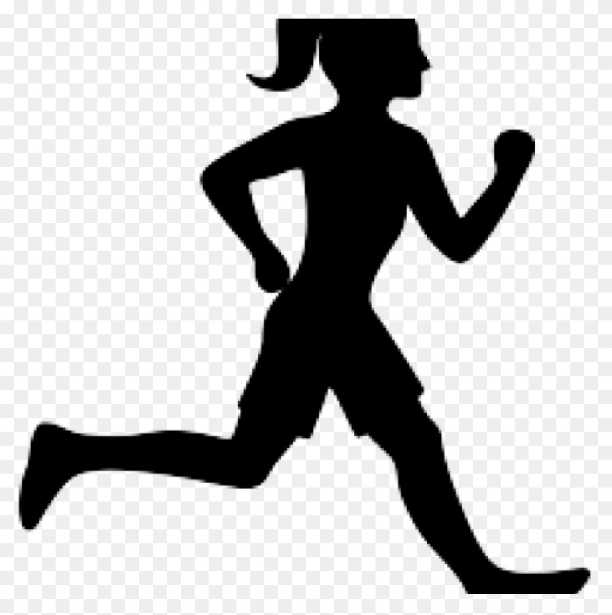 Free Track Runner Silhouette, Downl