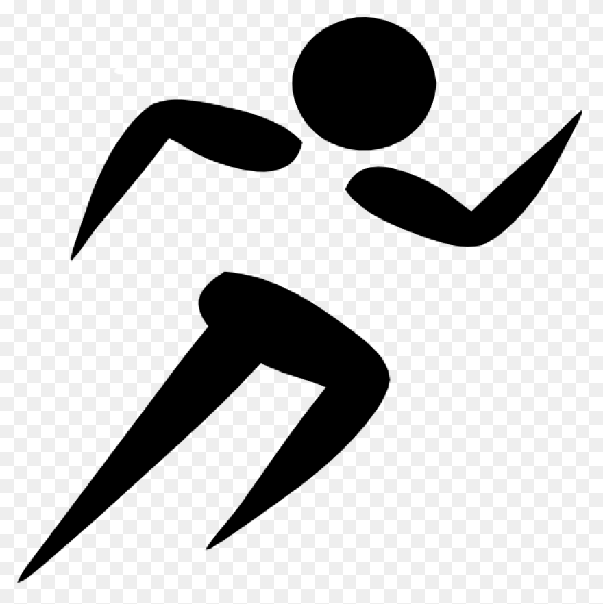 Free Track Runner Silhouette, Downl