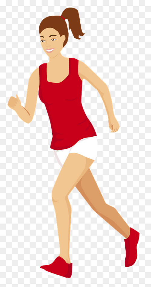 Free Track Runner Silhouette, Downl