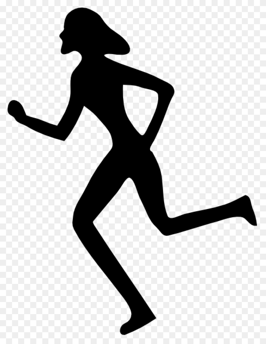 Man Running Jogging - Cartoon Runni