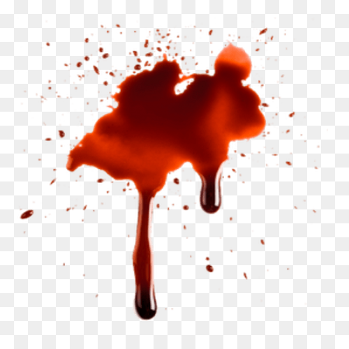Salpicadura De Sangre Clipart Png - Sangre