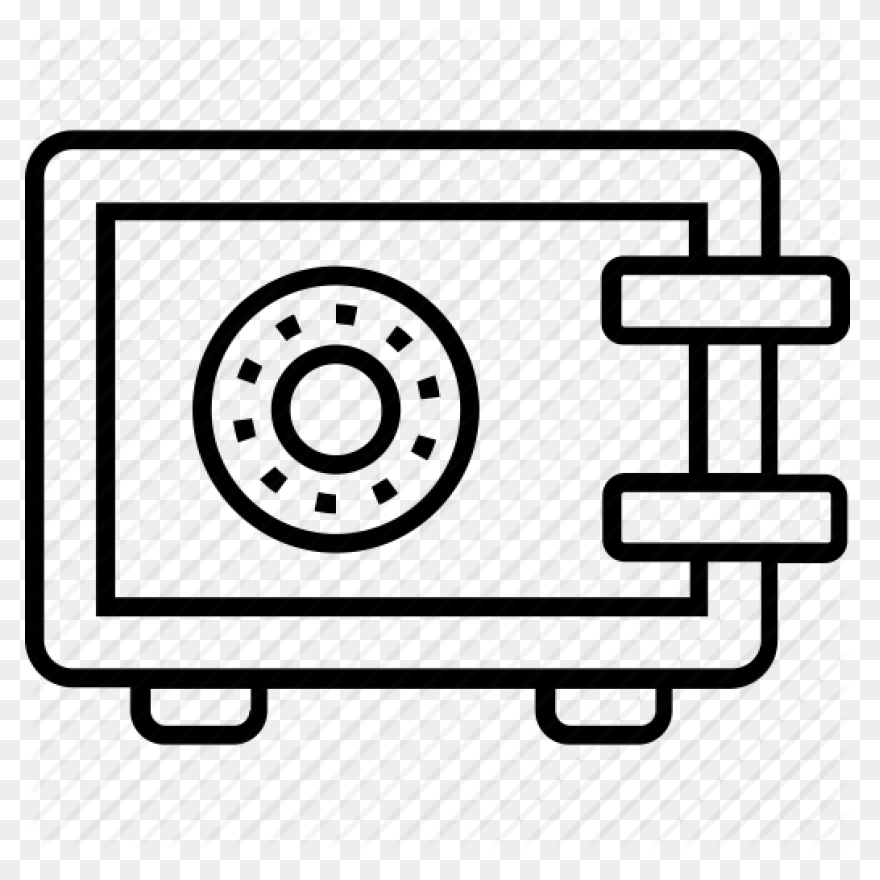 Bank Icon Clipart Bank Text - Safe