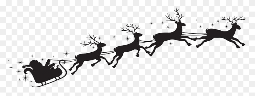 Santa Sleigh Png - Merry Christmas 