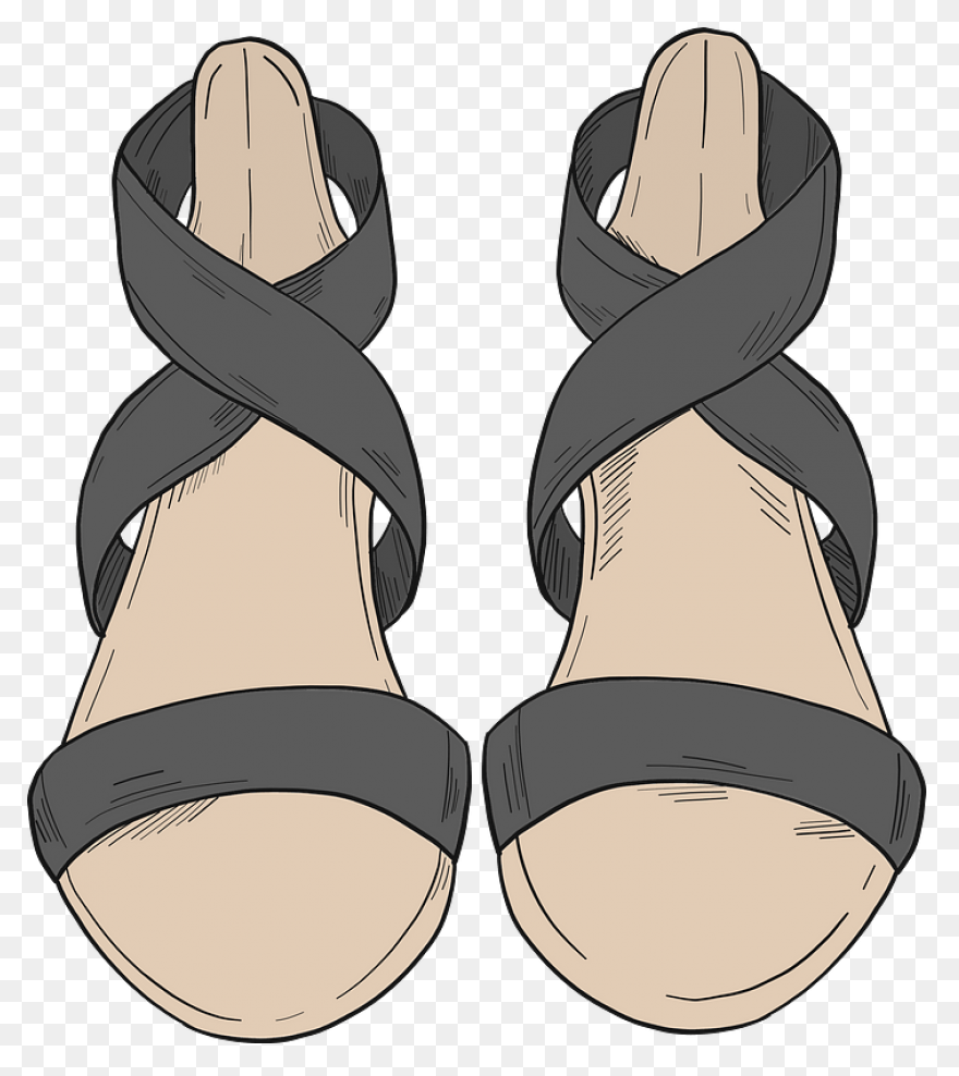 Sandals,shoes,dirty,sand,foot - Fre