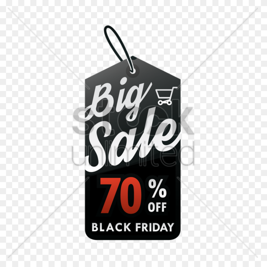 Black Friday Sale Tag Vector - Sale Tag