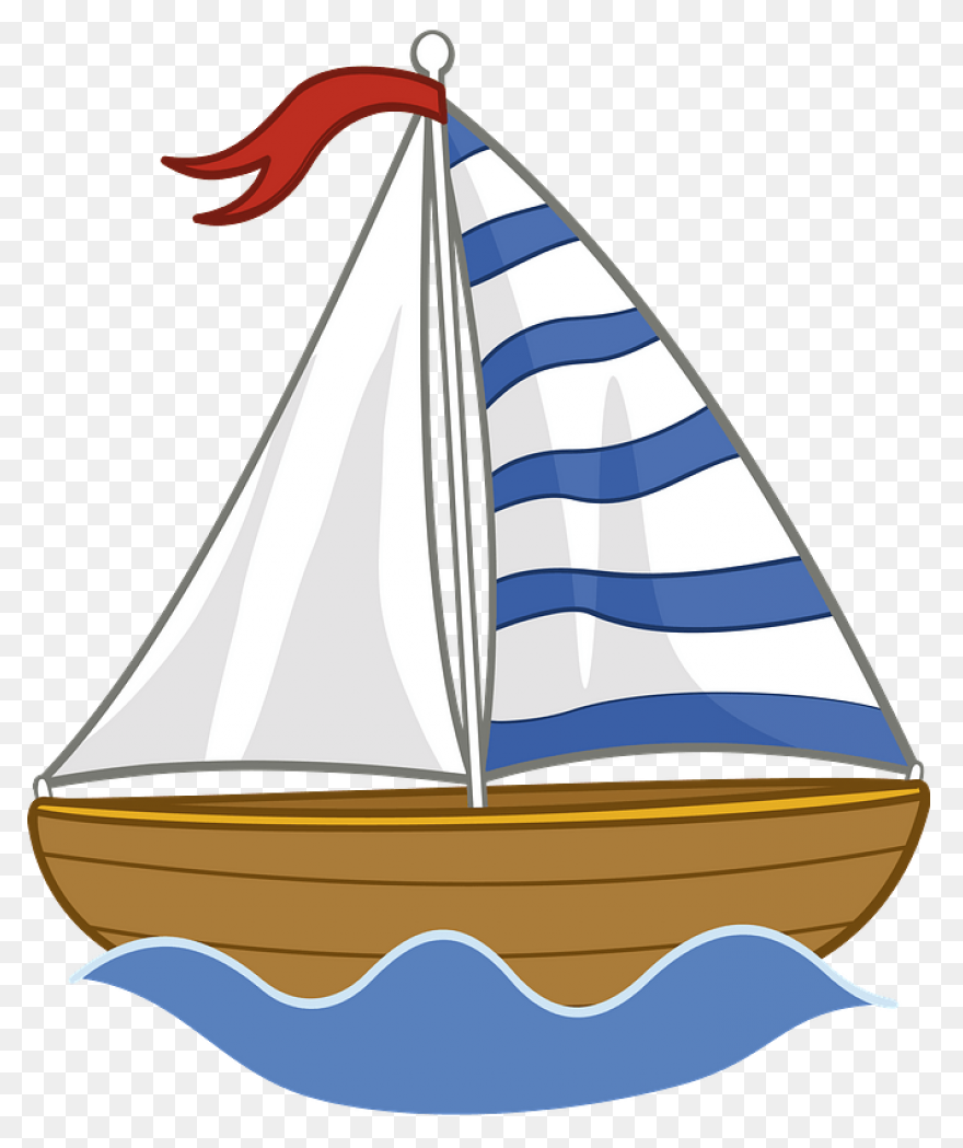 Sailboat Clipart Transparent - Clip
