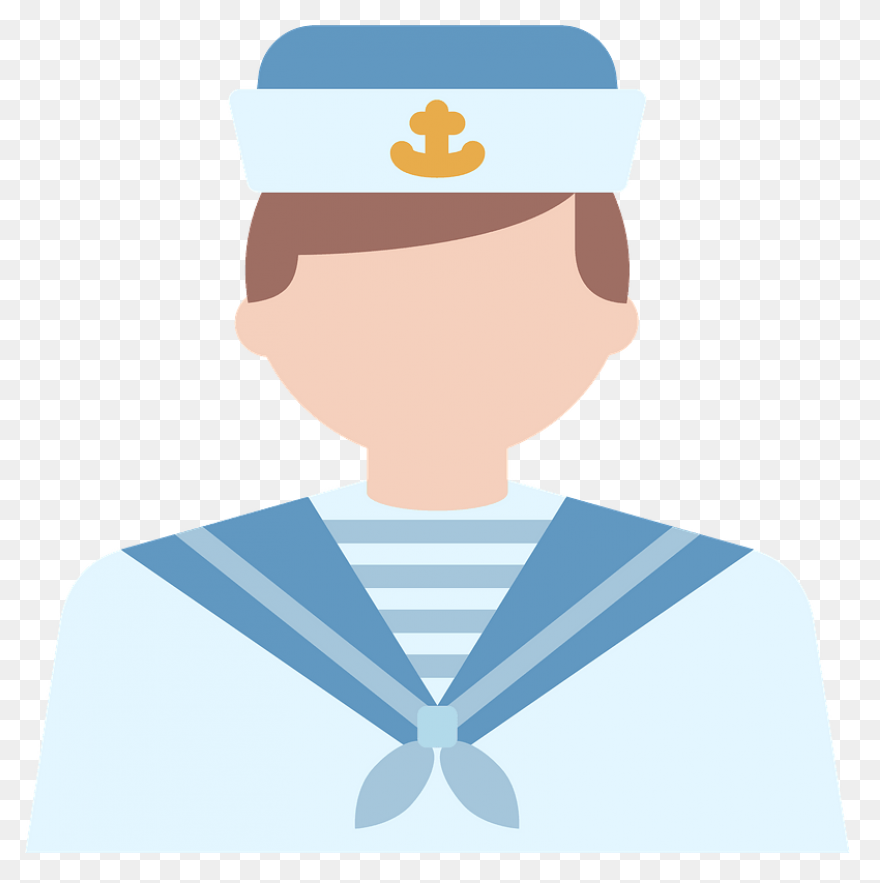 Sailor Cartoon Male Mortarboard Cli