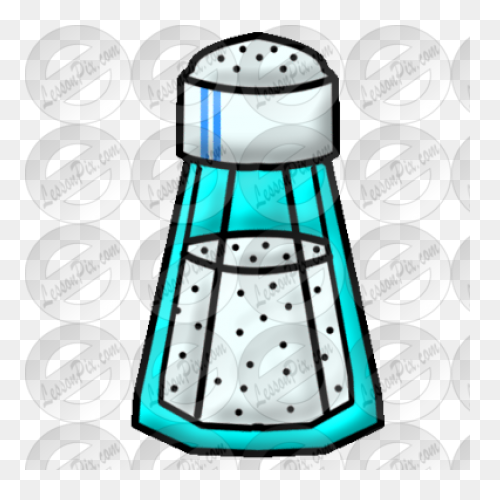 Salt Shaker Coloring Page - Salt Cl