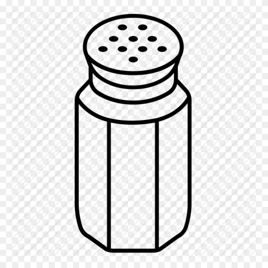 Salt Shaker Coloring Page - Salt Cl