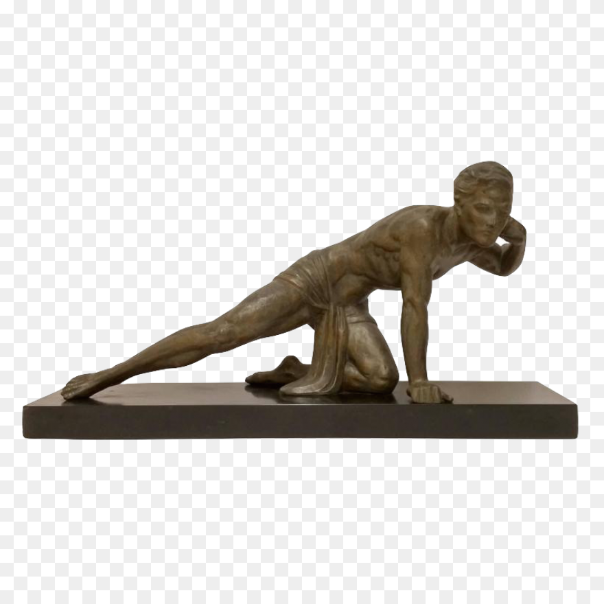 1970S Bronze Sculpture Of A Female 