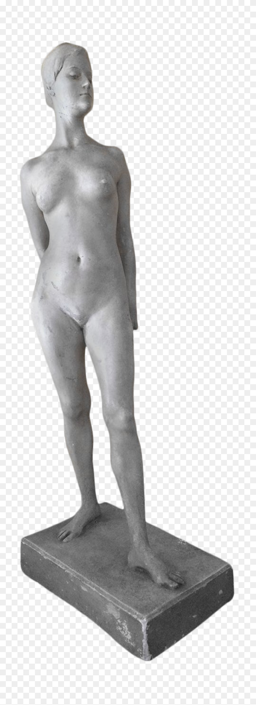 1970S Bronze Sculpture Of A Female 