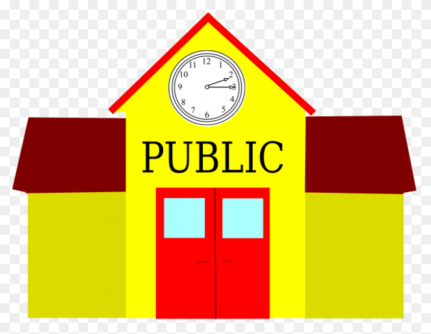 Building School Material Cartoon Sc