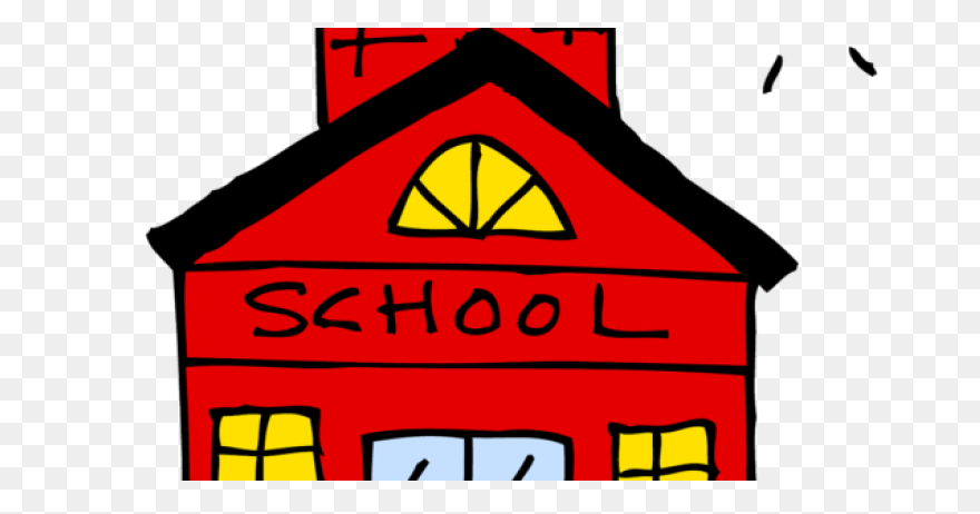 Building School Material Cartoon Sc
