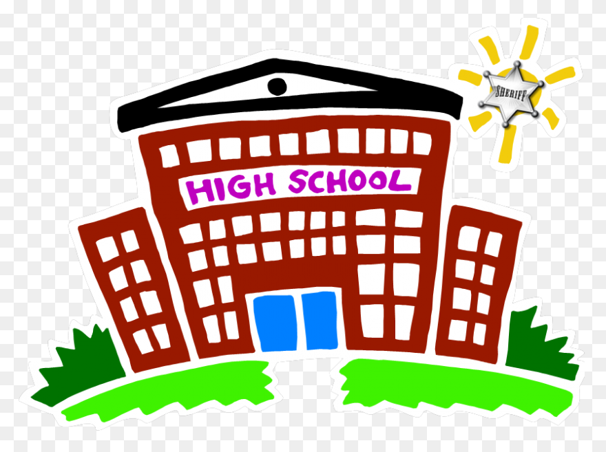 Building School Material Cartoon Sc