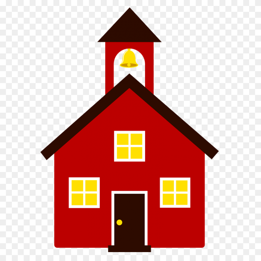 Classical School Building Icon Tran
