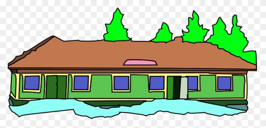 Classical School Building Icon Tran